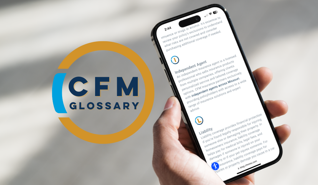 The CFM Glossary of Insurance Terms